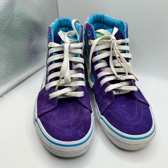 Vans Purple and Blue Checkered Sneakers - Picture 5 of 5